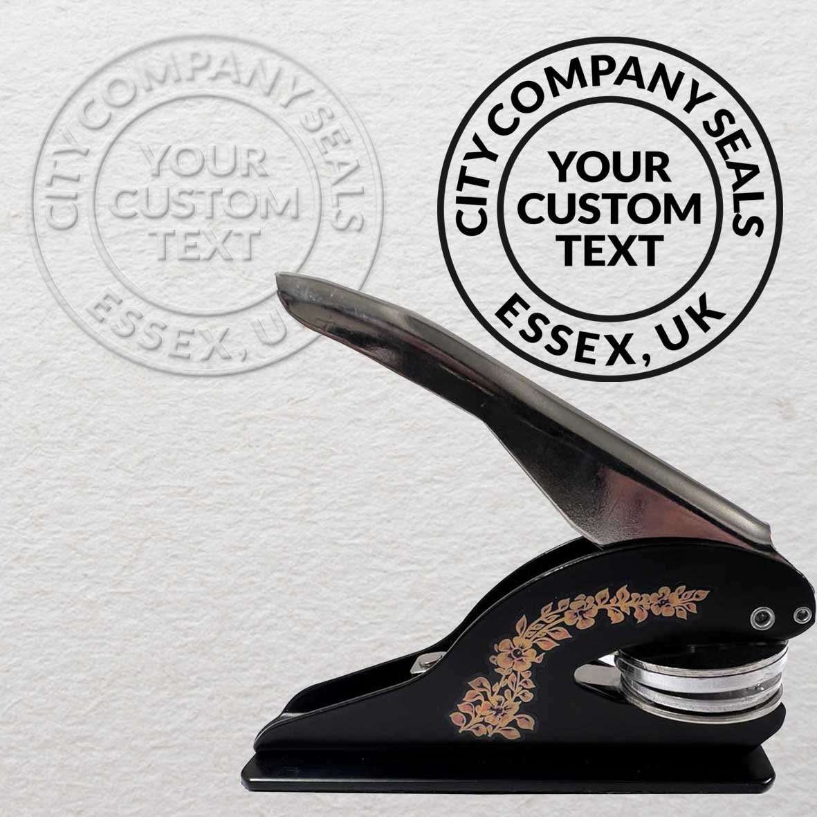 personalised company seal embosser corporate seal common notary seal