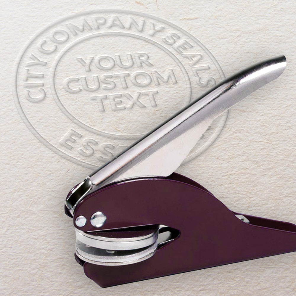 personalised company seal embosser corporate seal common notary seal